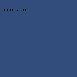 324C7C - Metallic Blue color image preview