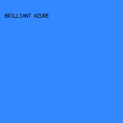 3388FF - Brilliant Azure color image preview