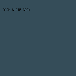 354D59 - Dark Slate Gray color image preview