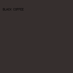 362F2E - Black Coffee color image preview