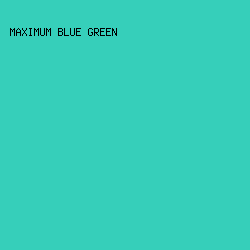 36CFBA - Maximum Blue Green color image preview