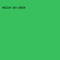 39C05E - Medium Sea Green color image preview