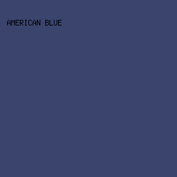 3A446D - American Blue color image preview