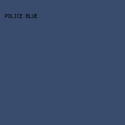 3A4C6E - Police Blue color image preview