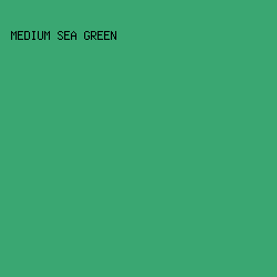 3AA772 - Medium Sea Green color image preview