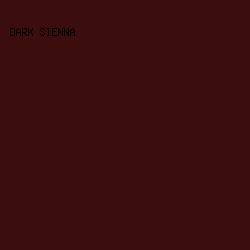 3B0D0D - Dark Sienna color image preview