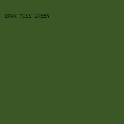 3B5725 - Dark Moss Green color image preview