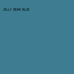3D7C91 - Jelly Bean Blue color image preview
