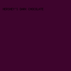 3E042D - Hershey's Dark Chocolate color image preview