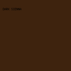 3E230E - Dark Sienna color image preview