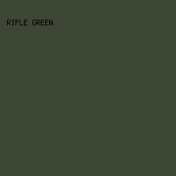3E4736 - Rifle Green color image preview