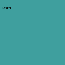 3F9F9E - Keppel color image preview