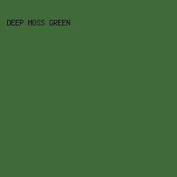 406A3A - Deep Moss Green color image preview