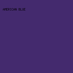 442A6E - American Blue color image preview