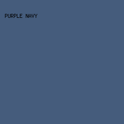 455C7C - Purple Navy color image preview