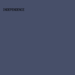 474F69 - Independence color image preview