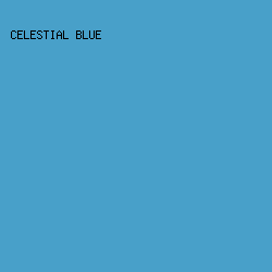 48A0C9 - Celestial Blue color image preview