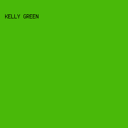 49B909 - Kelly Green color image preview