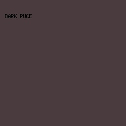 4A3B3F - Dark Puce color image preview