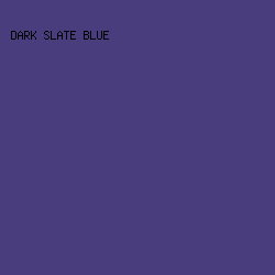 4A3D7E - Dark Slate Blue color image preview