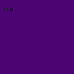 4B0471 - Indigo color image preview