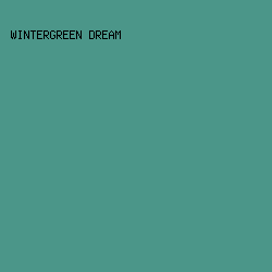 4B9689 - Wintergreen Dream color image preview