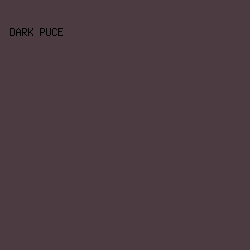 4C3B40 - Dark Puce color image preview