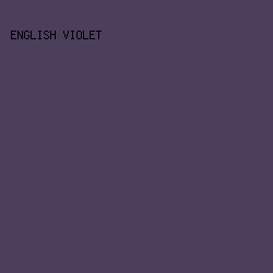 4C3F5C - English Violet color image preview