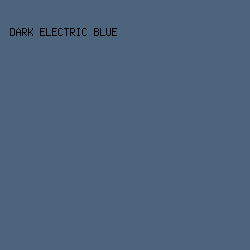 4D647D - Dark Electric Blue color image preview