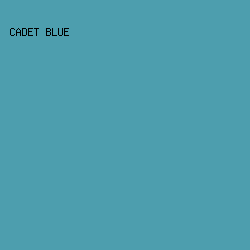 4D9EAE - Cadet Blue color image preview