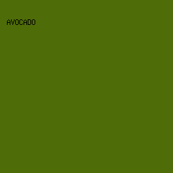 4E6C08 - Avocado color image preview