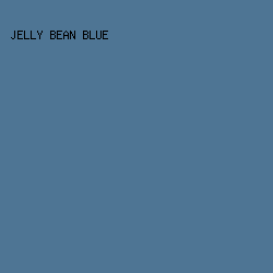 4E7594 - Jelly Bean Blue color image preview