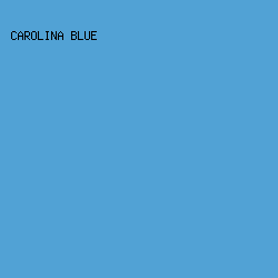 51A2D5 - Carolina Blue color image preview