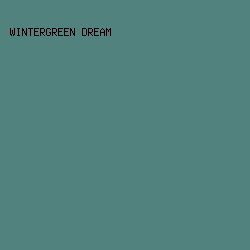 52827D - Wintergreen Dream color image preview