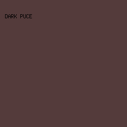 543B3B - Dark Puce color image preview
