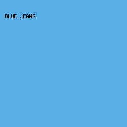 58AFE8 - Blue Jeans color image preview