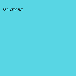 58D6E4 - Sea Serpent color image preview
