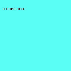5AFEF5 - Electric Blue color image preview