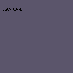 5B556B - Black Coral color image preview
