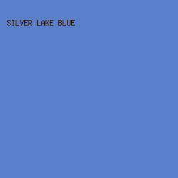 5B7FC8 - Silver Lake Blue color image preview