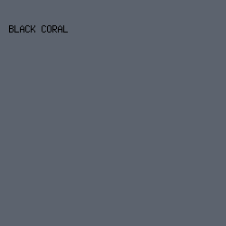 5C636E - Black Coral color image preview
