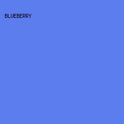 5C7DED - Blueberry color image preview