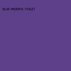 5D3F8A - Blue-Magenta Violet color image preview