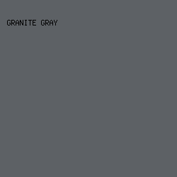 5D6165 - Granite Gray color image preview