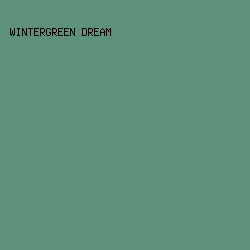 5D917C - Wintergreen Dream color image preview