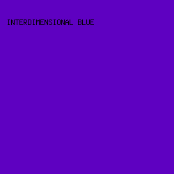 5E01C1 - Interdimensional Blue color image preview