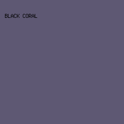 5E5873 - Black Coral color image preview