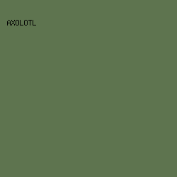 5E744F - Axolotl color image preview