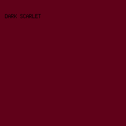 600119 - Dark Scarlet color image preview