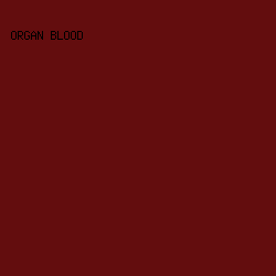 630D0E - Organ Blood color image preview